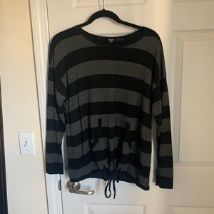 Striped crew neck sweater